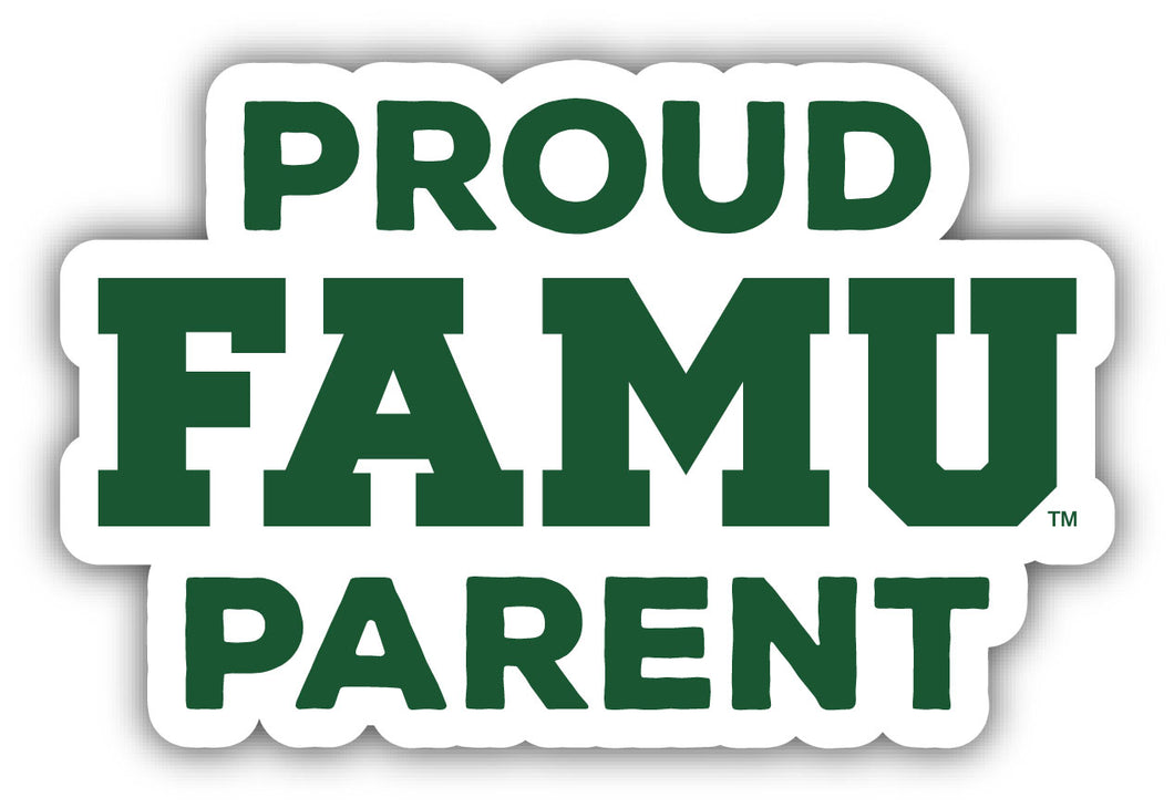 Florida A&M Rattlers 4-Inch Proud Parent NCAA Vinyl Sticker - Durable School Spirit Decal