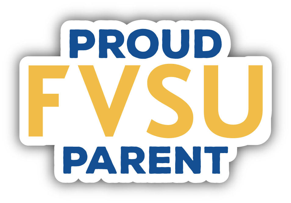 Fort Valley State University 4-Inch Proud Parent NCAA Vinyl Sticker - Durable School Spirit Decal