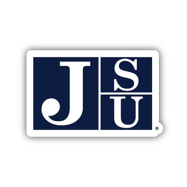 Jackson State University 4 Inch Vinyl Magnet Officially Licensed Collegiate Product