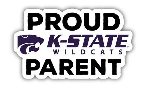 Kansas State Wildcats 4-Inch Proud Parent NCAA Vinyl Sticker - Durable School Spirit Decal
