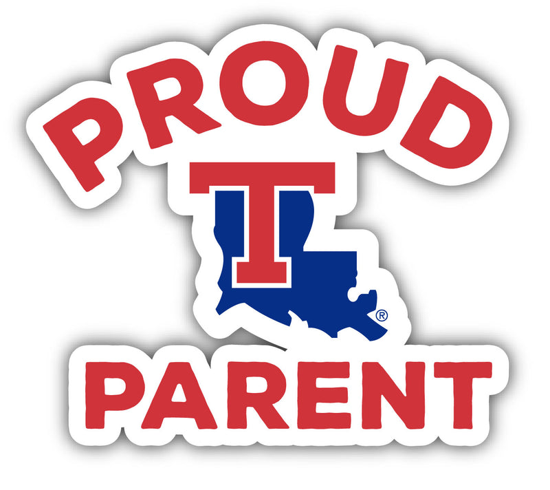Louisiana Tech Bulldogs 4-Inch Proud Parent NCAA Vinyl Sticker - Durable School Spirit Decal