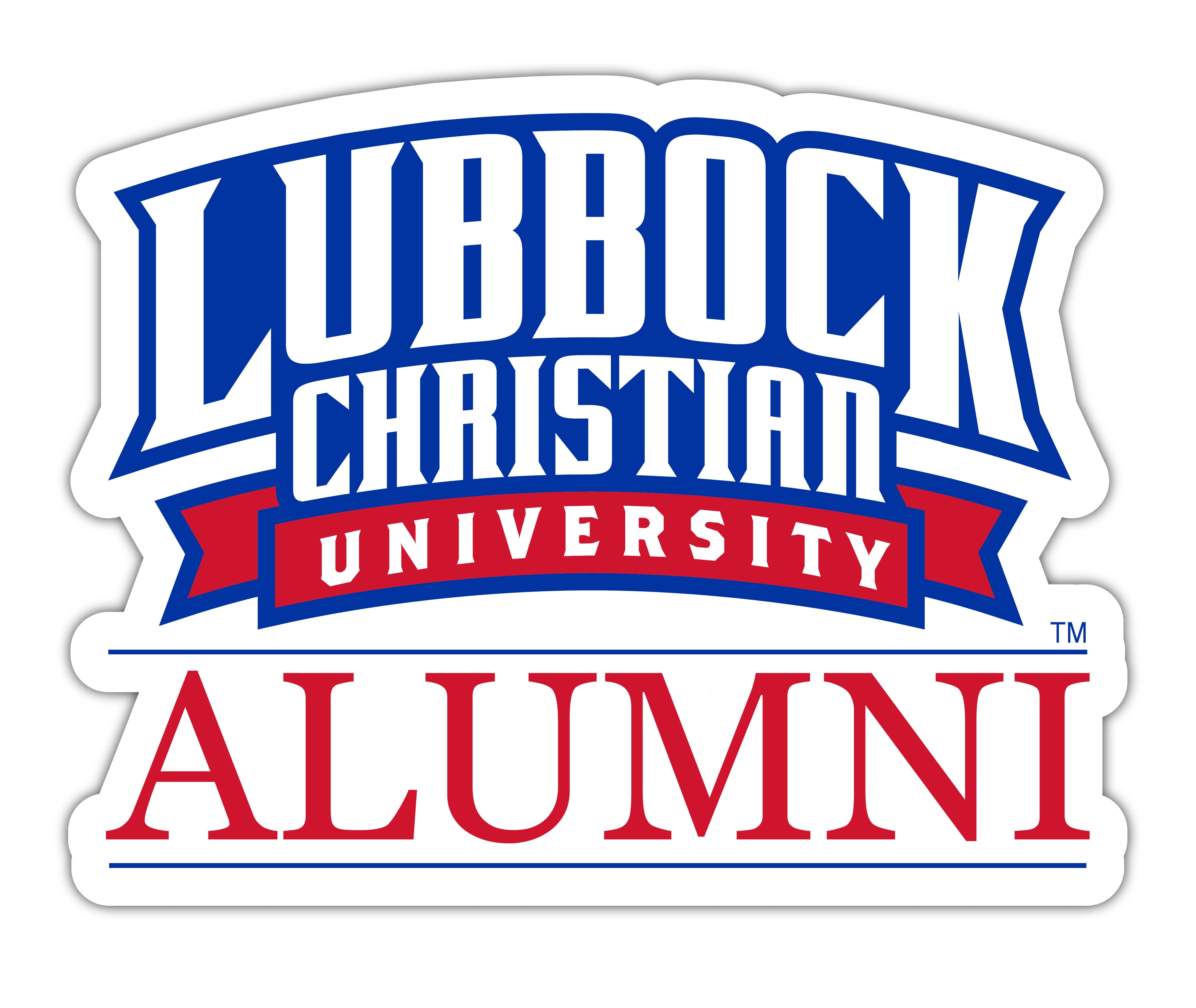 Lubbock Christian University Chaparral 4-Inch Laser Cut Alumni Vinyl ...