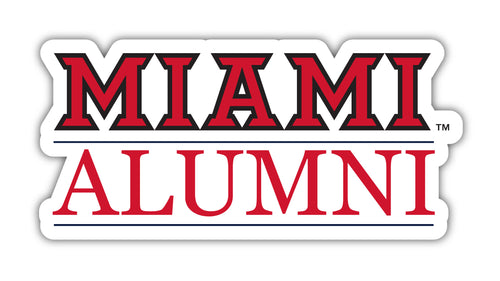 Miami of Ohio 4-Inch Laser Cut Alumni Vinyl Decal Sticker Officially Licensed Collegiate Product Single