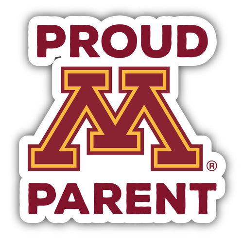 Minnesota Gophers 4-Inch Proud Parent NCAA Vinyl Sticker - Durable School Spirit Decal