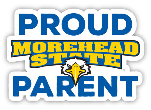 Morehead State University 4-Inch Proud Parent 4-Pack NCAA Vinyl Sticker - Durable School Spirit Decal