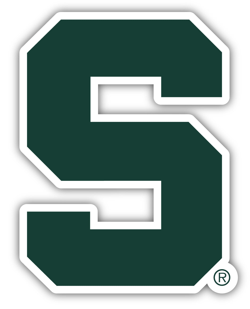 Michigan State Spartans 4 Inch Vinyl Magnet Officially Licensed Collegiate Product