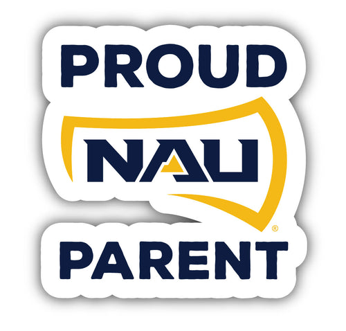 Northern Arizona University 4-Inch Laser Cut Proud Parent Decal Sticker Officially Licensed Collegiate Product 4-Pack