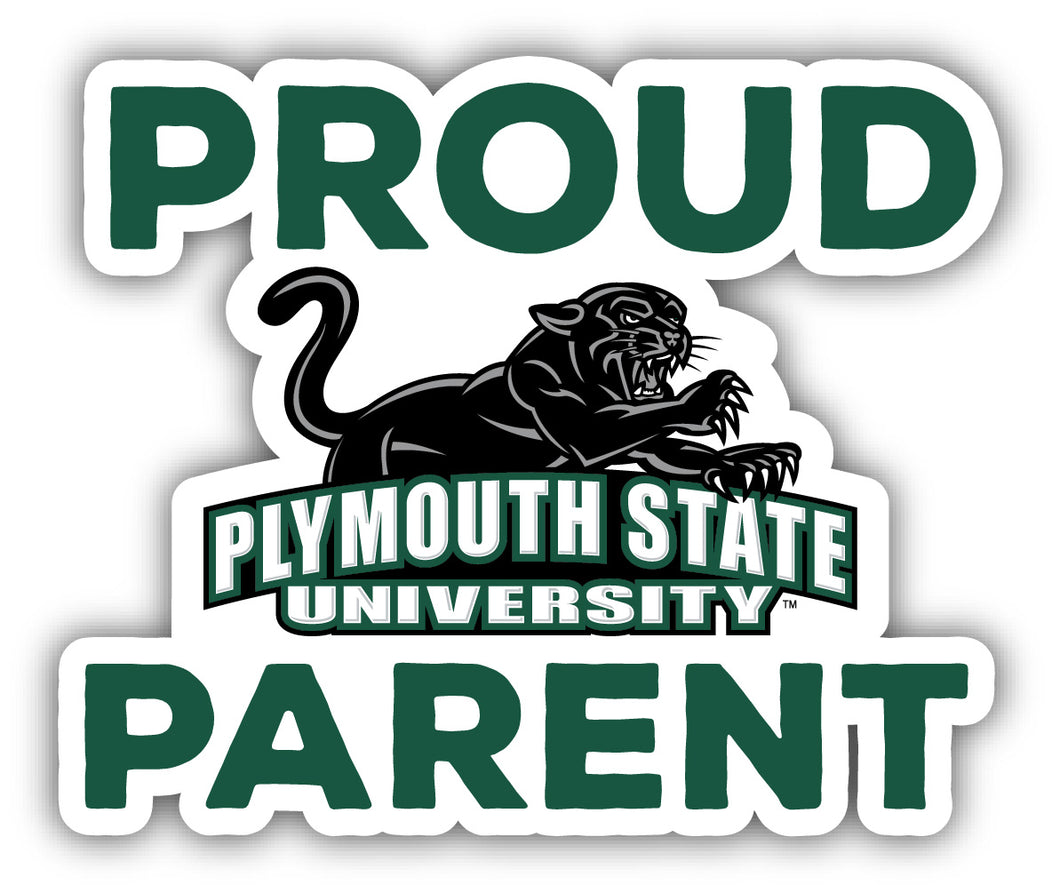 Plymouth State University 4-Inch Proud Parent 4-Pack NCAA Vinyl Sticker - Durable School Spirit Decal