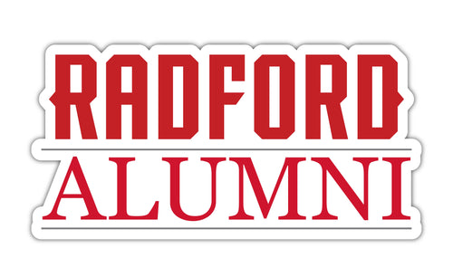 Radford University Highlanders 4-Inch Alumni NCAA Vinyl Sticker - Durable School Spirit Decal
