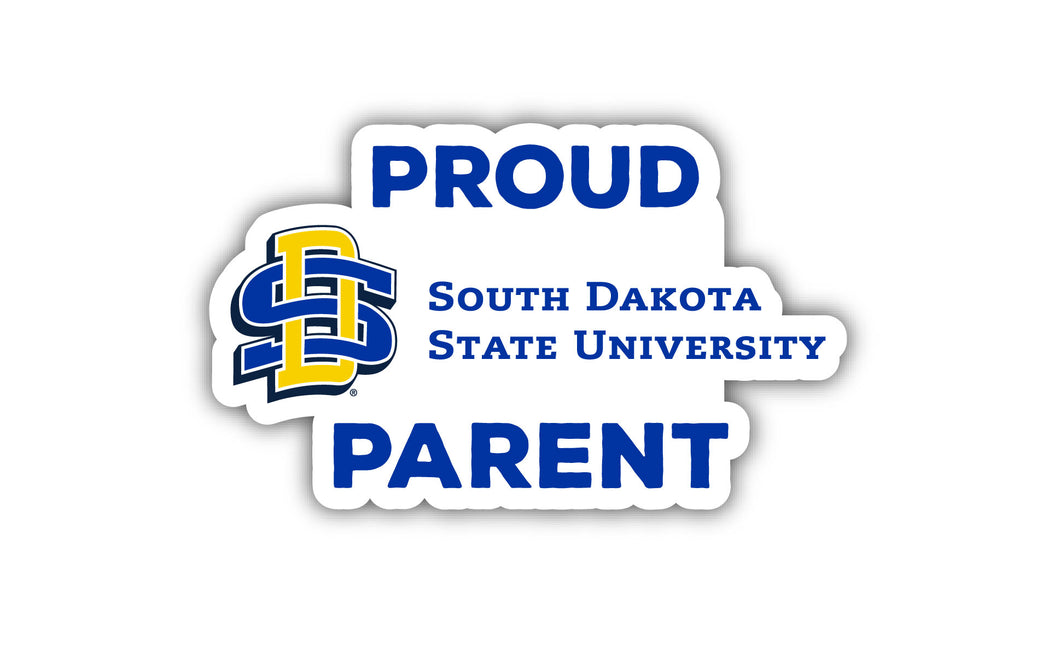South Dakota State Jackrabbits 4-Inch Proud Parent NCAA Vinyl Sticker - Durable School Spirit Decal