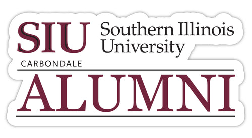 Southern Illinois Salukis 4-Inch Alumni 4-Pack NCAA Vinyl Sticker - Durable School Spirit Decal