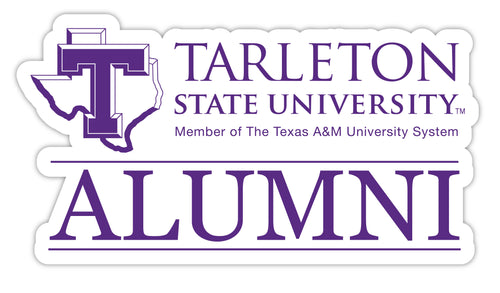 Tarleton State University 4-Inch Alumni 4-Pack NCAA Vinyl Sticker - Durable School Spirit Decal