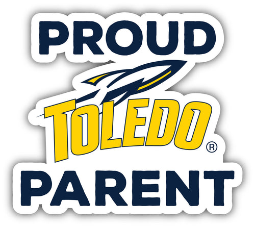 Toledo Rockets 4-Inch Proud Parent NCAA Vinyl Sticker - Durable School Spirit Decal