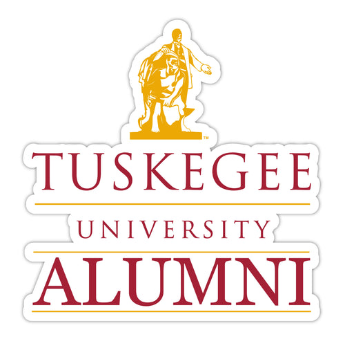 Tuskegee University 4-Inch Alumni 4-Pack NCAA Vinyl Sticker - Durable School Spirit Decal