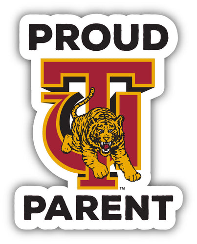 Tuskegee University 4-Inch Proud Parent 4-Pack NCAA Vinyl Sticker - Durable School Spirit Decal
