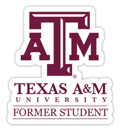 Texas A&M Aggies 4-Inch Alumni 4-Pack NCAA Vinyl Sticker - Durable School Spirit Decal
