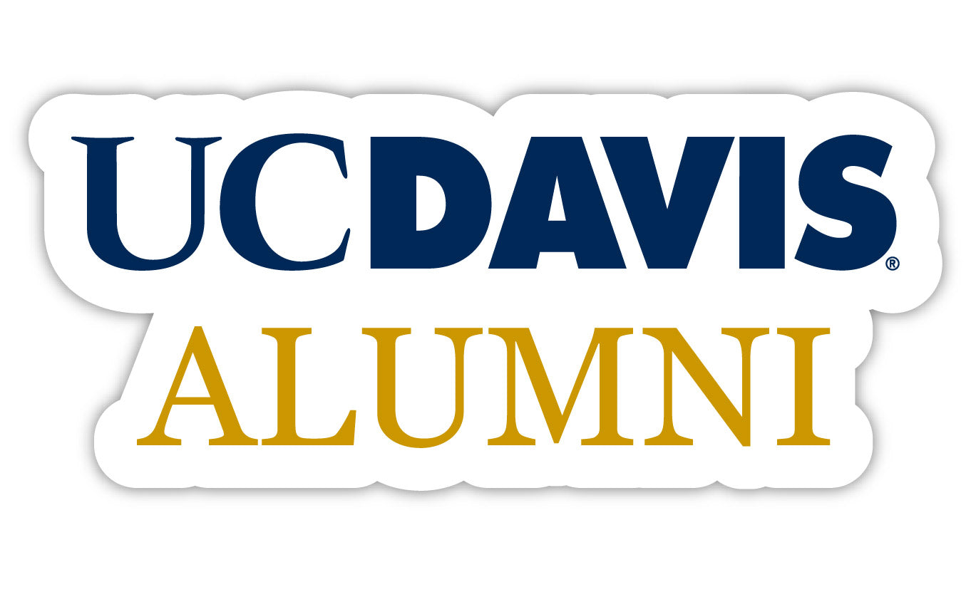UC Davis Aggies 4-Inch Alumni NCAA Vinyl Sticker - Durable School Spir ...