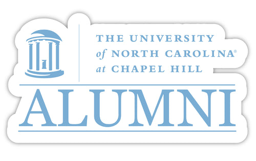 UNC Tar Heels 4-Inch Alumni 4-Pack NCAA Vinyl Sticker - Durable School Spirit Decal