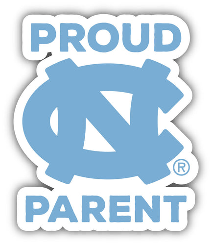 UNC Tar Heels 4-Inch Proud Parent NCAA Vinyl Sticker - Durable School Spirit Decal