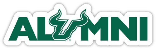South Florida Bulls 4-Inch Alumni 4-Pack NCAA Vinyl Sticker - Durable School Spirit Decal