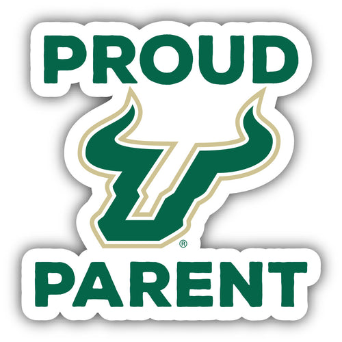 South Florida Bulls 4-Inch Proud Parent NCAA Vinyl Sticker - Durable School Spirit Decal