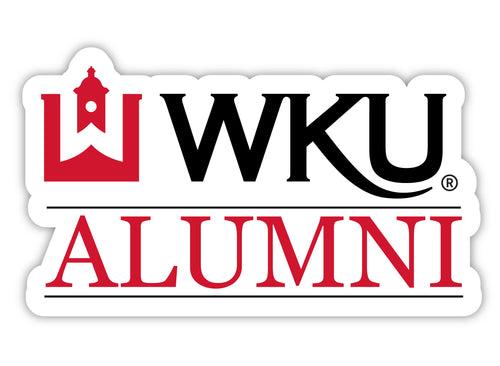 Western Kentucky Hilltoppers 4-Inch Alumni 4-Pack NCAA Vinyl Sticker - Durable School Spirit Decal