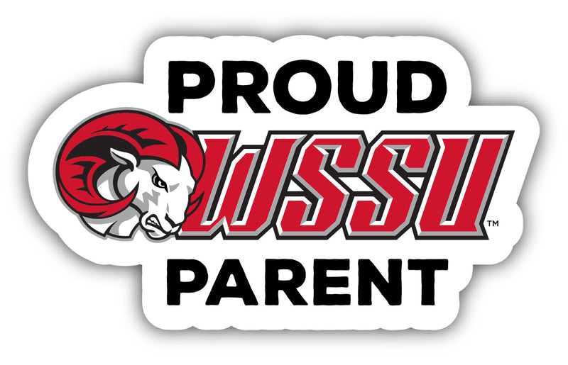 Winston Salem State 4-Inch Laser Cut Proud Parent Decal Sticker Officially Licensed Collegiate Product Single