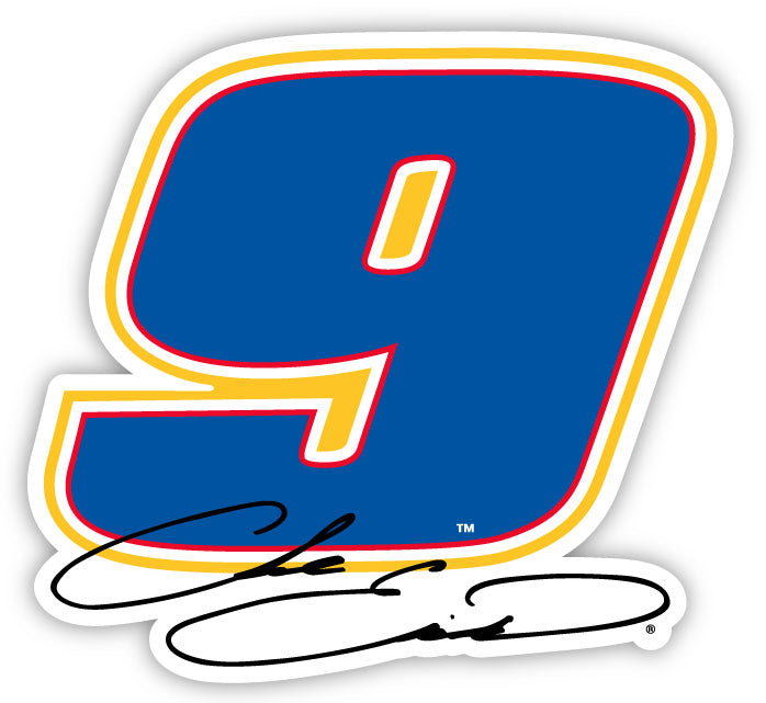 #9 Chase Elliott  4-Inch Number Laser Cut Decal