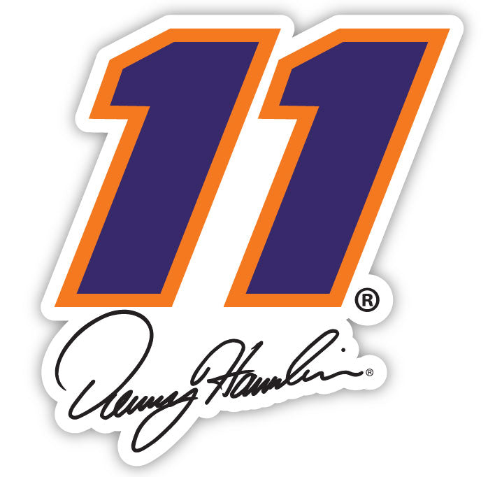 #11 Denny Hamlin  4-Inch Number Laser Cut Decal