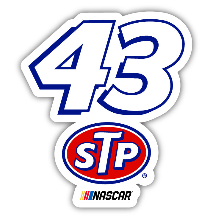 #43 Erik Jones STP 4-Inch Number Laser Cut Decal