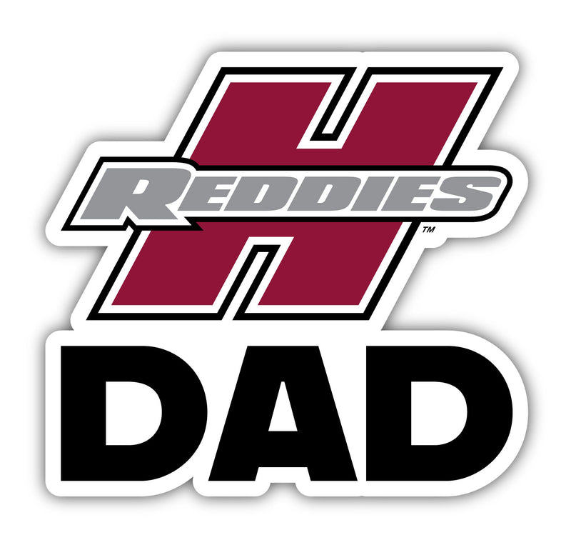 Henderson State Reddies 4-Inch Proud Dad Vinyl Decal Sticker Officially Licensed Collegiate Product