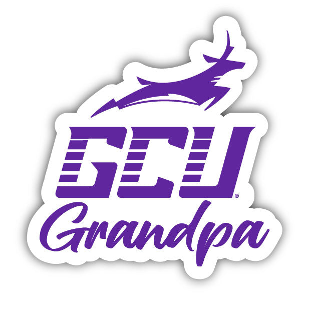 Grand Canyon University Lopes 4-Inch Proud Grandpa NCAA - Durable School Spirit Vinyl Decal Perfect Gift for Grandpa