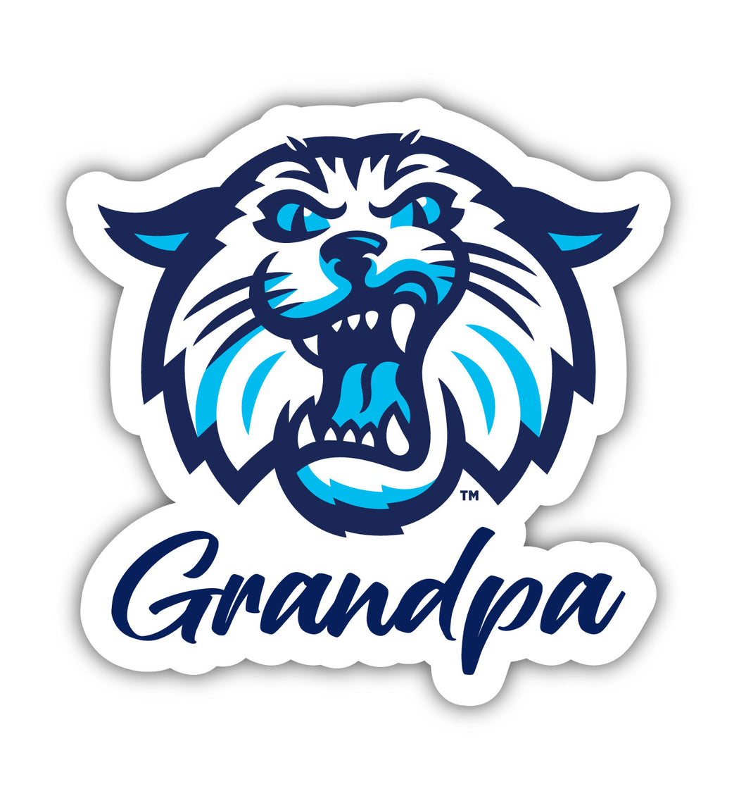 Villanova Wildcats 4-Inch Proud Grandpa NCAA - Durable School Spirit Vinyl Decal Perfect Gift for Grandpa