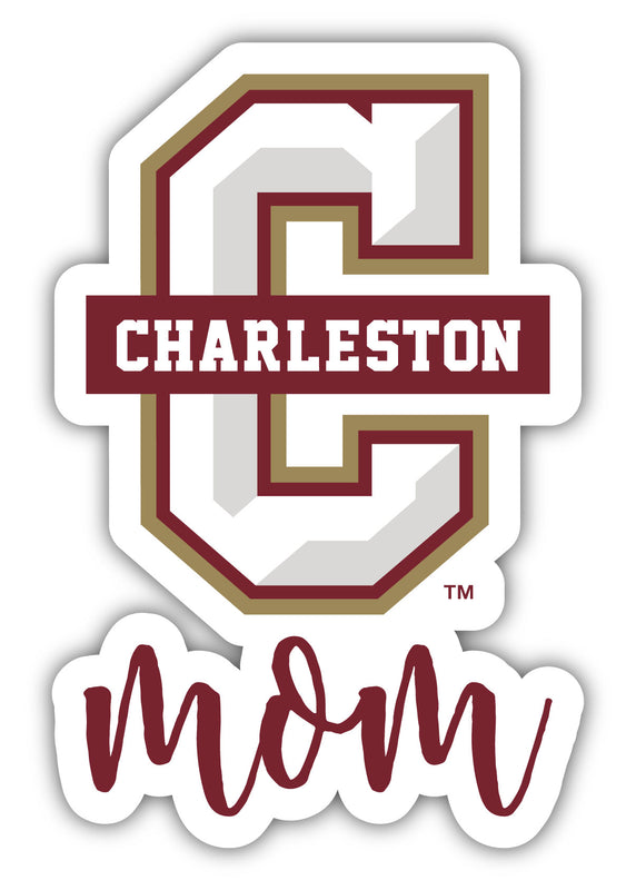 Cougars of Charleston 4-Inch Proud Mom Vinyl Decal Sticker Officially Licensed Collegiate Product