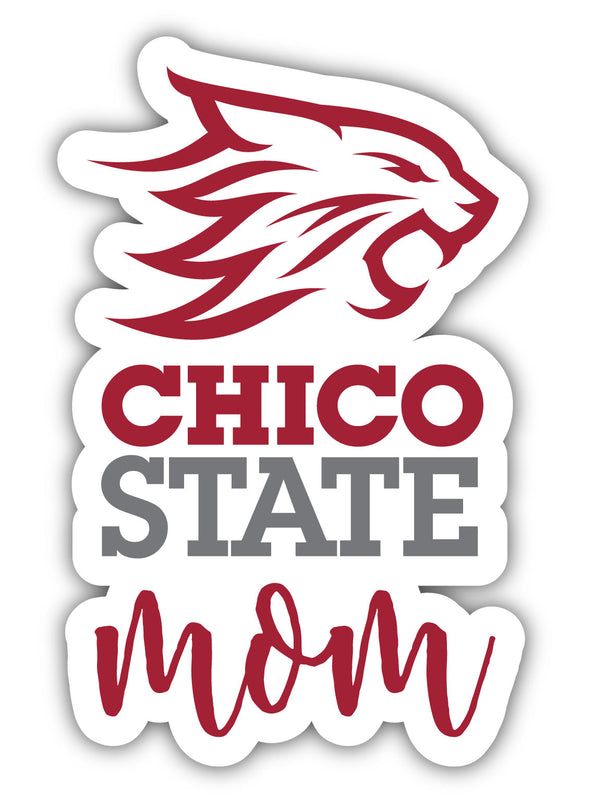 California State University 4-Inch Proud Mom NCAA - Durable School Spirit Vinyl Decal Perfect Gift for Mom