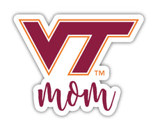 Load image into Gallery viewer, Virginia Tech Hokies 4-Inch Proud Mom NCAA - Durable School Spirit Vinyl Decal Perfect Gift for Mom
