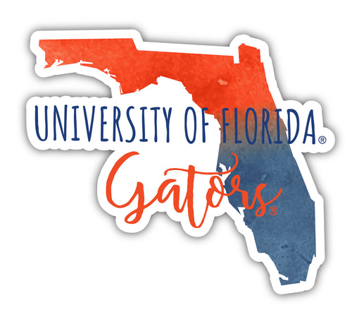 Florida Gators Watercolor State