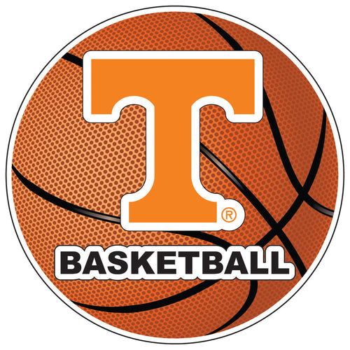 Tennessee Knoxville 4-Inch Basketball Vinyl Decal Officially Licensed Collegiate Product 