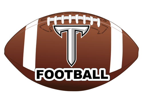 Troy University 4-Inch Football Vinyl Decal Officially Licensed Collegiate Product 