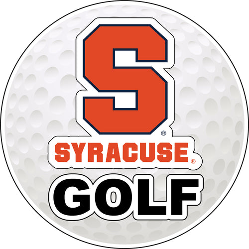 Syracuse Orange 4-Inch Golf Vinyl Decal Officially Licensed Collegiate Product 