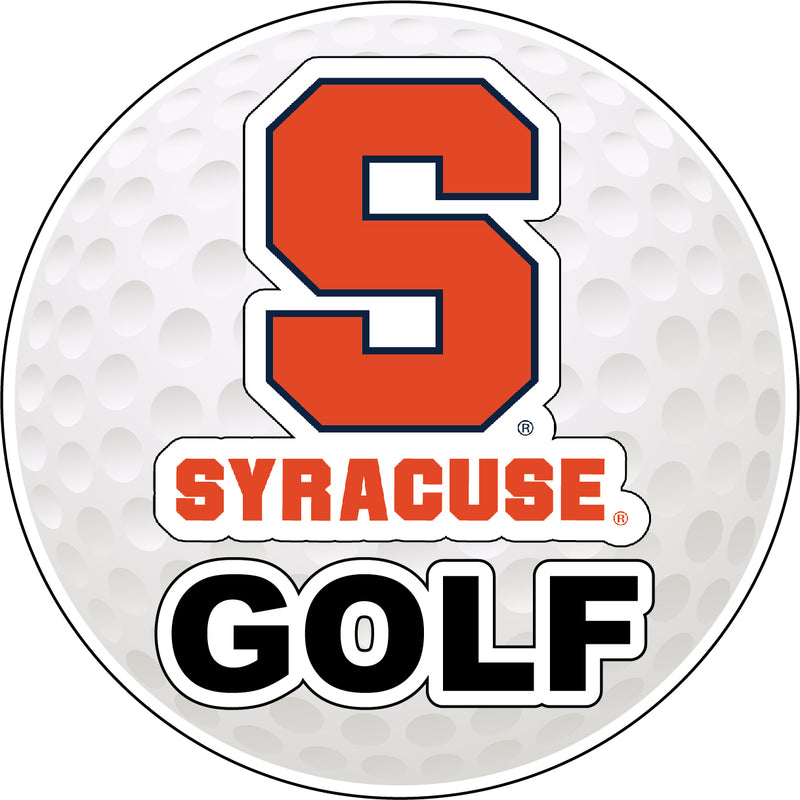 Syracuse Orange 4-Inch Golf Vinyl Decal Officially Licensed Collegiate Product 