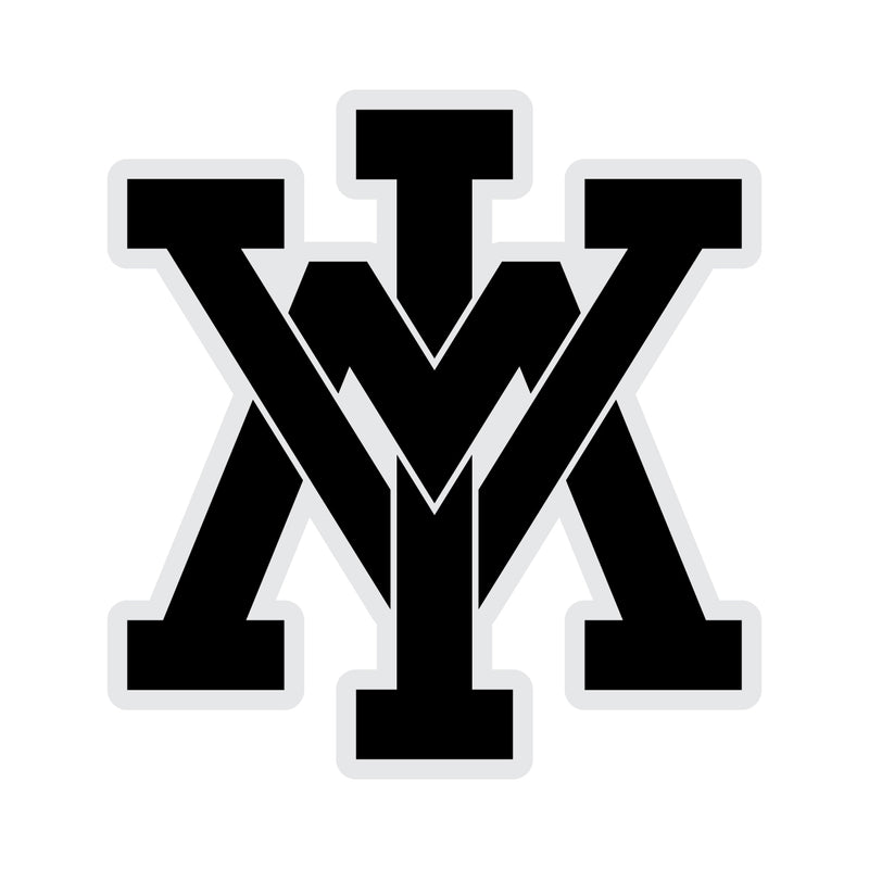 VMI Keydets NCAA Durable School Spirit Clear Vinyl Decal Sticker - Black