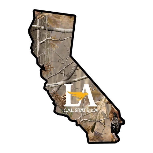 California State University Los Angeles Realtree Camouflage Vinyl Sticker/Magnet - Officially Licensed