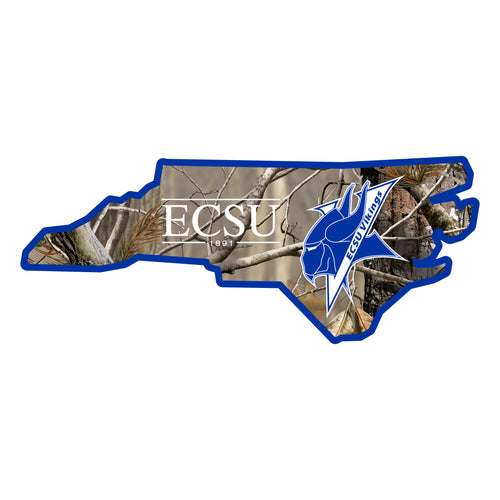 Elizabeth City State University Realtree Camouflage Vinyl Sticker/Magnet - Officially Licensed