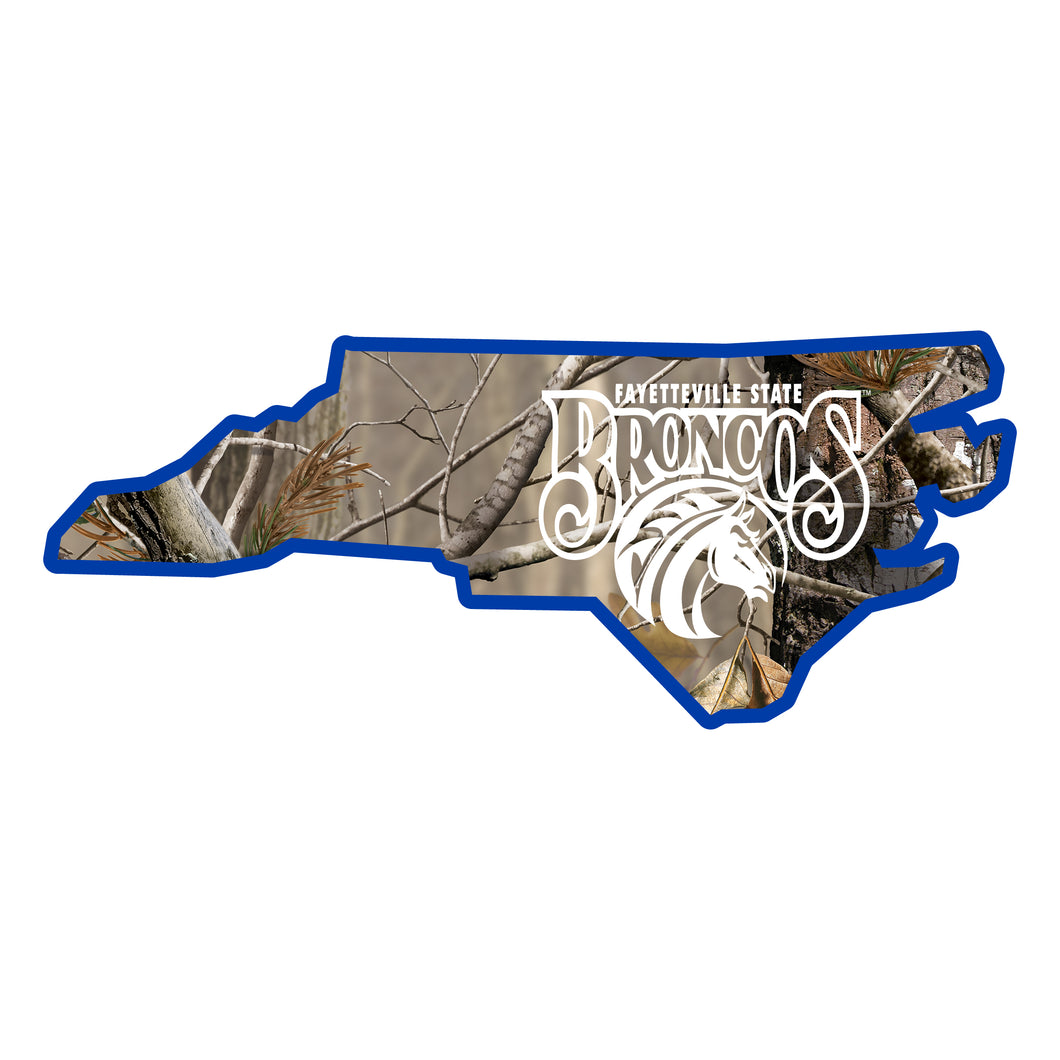 Fayetteville State University Realtree Camouflage Vinyl Sticker/Magnet - Officially Licensed