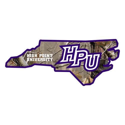 High Point University Realtree Camouflage Vinyl Sticker/Magnet - Officially Licensed