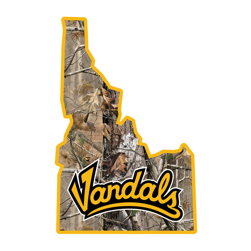 Idaho Vandals Realtree Camouflage Vinyl Sticker/Magnet - Officially Licensed