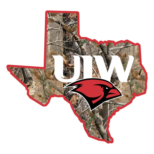 Incarnate Word Cardinals Realtree Camouflage Vinyl Sticker/Magnet - Officially Licensed