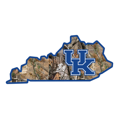 Kentucky Wildcats Realtree Camouflage Vinyl Sticker/Magnet - Officially Licensed