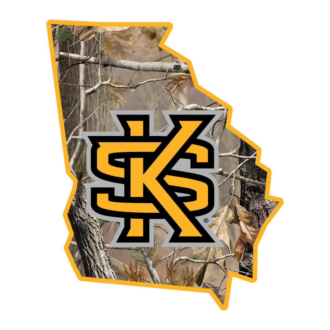 Kennesaw State University Realtree Camouflage Vinyl Sticker/Magnet - Officially Licensed